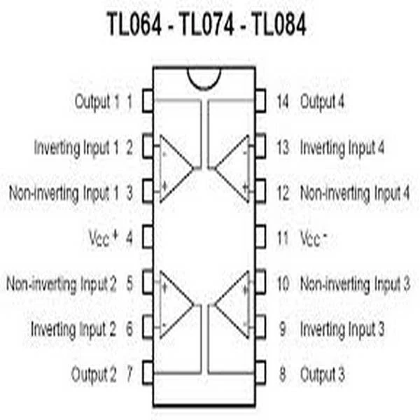 tl084 tl084 pinout